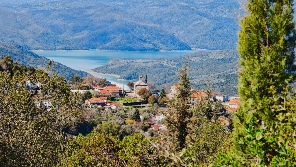 Our Terroir: Panoramic view of Zygos village in Arta, Greece